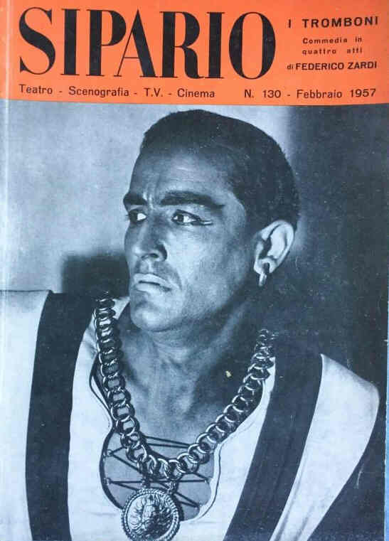 SIPARIO magazine side cover Issue 130 February 1957